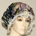 Abstract Marble Bonnet for Short Hair