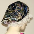 Abstract Marble Bonnet for Short Hair