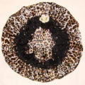 Cheetah Fur Print Satin Hair Bonnet