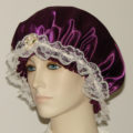 Eggplant Satin Hair Bonnet