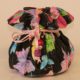 Glitter Butterflies Jewelry Pouch Organizer