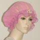 Gradient Pink Cotton Chiffon Hair Bonnet