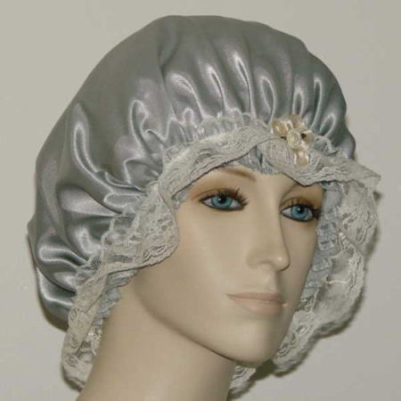 Light Sage Satin Bonnet