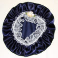 Midnight Blue Satin Hair Bonnet