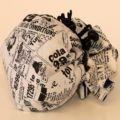 Newspaper Newspaper Print Jewelry Pouch Organize