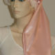 Peach Satin Long Hair Bonnet