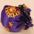 Sun Star Moon Purple Jewelry Pouch Organizer