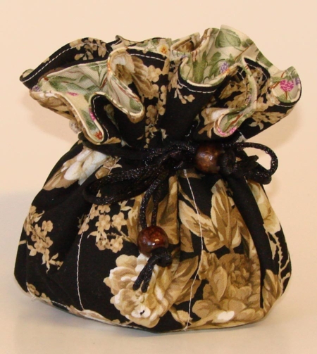 Sepia Roses Jewelry Pouch Organizer