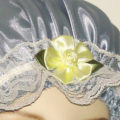 Silver Grey Satin Hair Bonnet