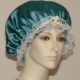 Spruce Green Satin Hair Bonnet