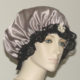 Taupe Satin Hair Bonnet