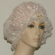 Off White Chiffon Silk Hair Bonnet