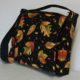 Autumn Leaves Black Messenger Bag