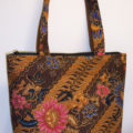 Batik Print Tote Bag