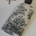 Toile Print Eyeglasses Case