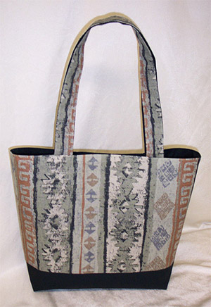 Abstract Brown Print Tote Bag