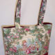 Garden Picnic Print Toile Bag