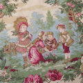 Garden Picnic Print Toile Bag