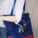 Bag made with buzlightyear fabric