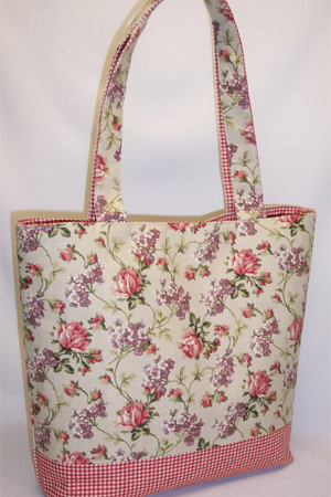 Charmine Floral Print Tote Bag