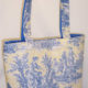 Blue Yellow Country Life Toile Bag