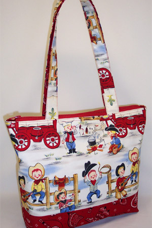 Lil' Cowpoke Cowboy Tote Bag