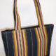 Multi Dark Striped Print Bag