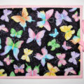 Glitter Butterflies Crochet Knitting Needles Organizer