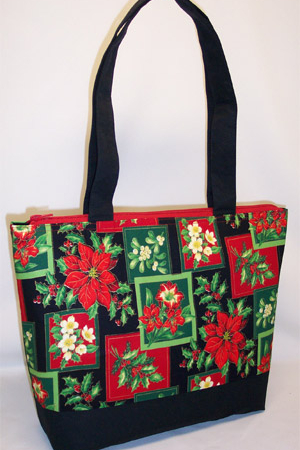 Red Holly Berry Print Purse