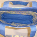 Blue Yellow Covington Toile Bag