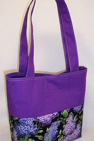 Lilac Print Purse