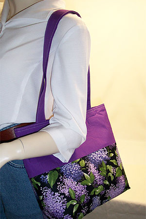 Lilac Print Purse