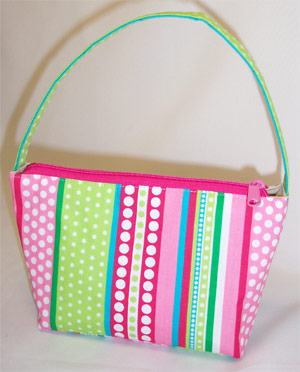 Ribbons Pink Handbag