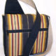 Dark Stripes Messenger Bag