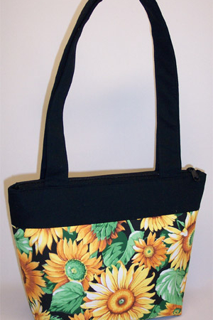 Sunflower Print Purse